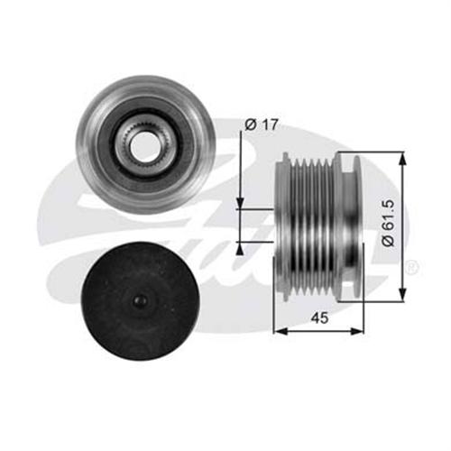 ALTERNATÖR KASNAĞI (RULMANLI) PASSAT-GOLF III-IV 1.9TDI-CADDY III 1.7SDI-1.9TDI-CORDOBA 1.9D ALTERNATÖR KASNAĞI (RULMANLI) PASSAT-GOLF III-IV 1.9TDI-CADDY III 1.7SDI-1.9TDI-CORDOBA 1.9D