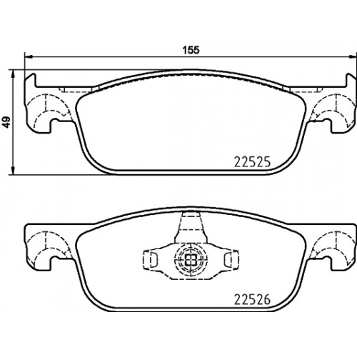ÖN BALATA CLIO IV 0.9 TCE-1.2-1.5DCI 12=> DACIA DUSTER-LOGAN II- SANDERO II 1.2-1.5DCI 12 ÖN BALATA CLIO IV 0.9 TCE-1.2-1.5DCI 12=> DACIA DUSTER-LOGAN II- SANDERO II 1.2-1.5DCI 12