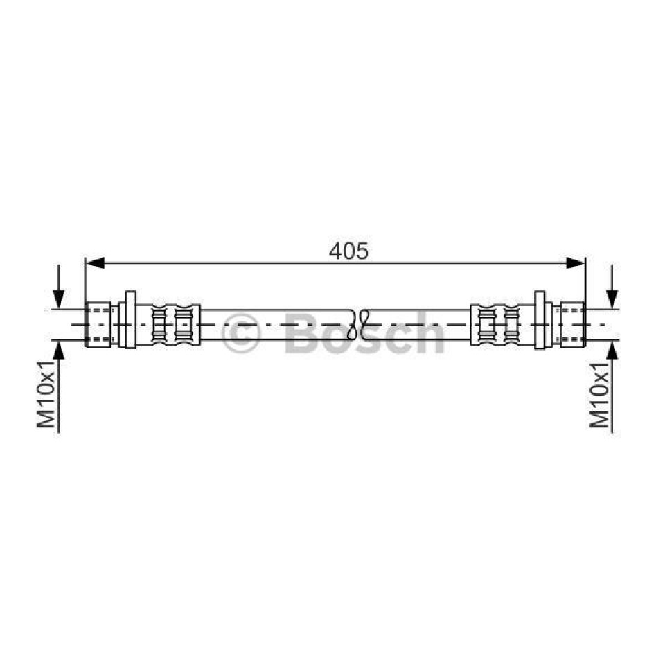 FREN HORTUMU ARKA. 405.00 MM