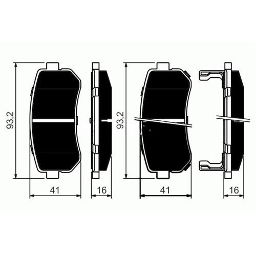 ARKA BALATA ACCENT ERA 1.4 GL-1.5 CRDI-1.6 GLS (05=>10) KIA RIO 02=> KIA CEED 07=>10=> SPORTAGE 06=>